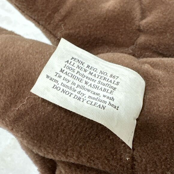 Tonka Vintage Pound Newborn Puppy 8" Rumple Skin Brown Dog 1986 Retro - Picture 5 of 6